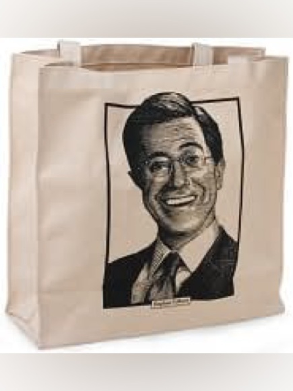 Stephen Colbert Tote Bag - Barnes & Noble Graphic Canvas Tote - Picture 2 of 3